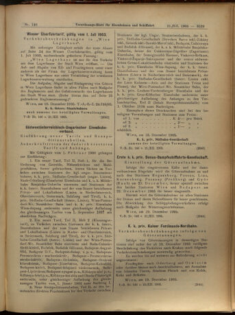 Verordnungs-Blatt für Eisenbahnen und Schiffahrt: Veröffentlichungen in Tarif- und Transport-Angelegenheiten 19051221 Seite: 18