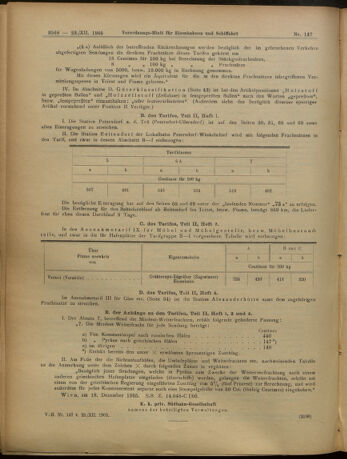 Verordnungs-Blatt für Eisenbahnen und Schiffahrt: Veröffentlichungen in Tarif- und Transport-Angelegenheiten 19051223 Seite: 12