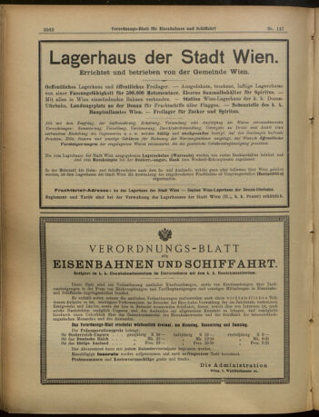 Verordnungs-Blatt für Eisenbahnen und Schiffahrt: Veröffentlichungen in Tarif- und Transport-Angelegenheiten 19051223 Seite: 6