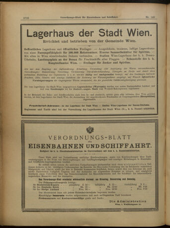 Verordnungs-Blatt für Eisenbahnen und Schiffahrt: Veröffentlichungen in Tarif- und Transport-Angelegenheiten 19051230 Seite: 10