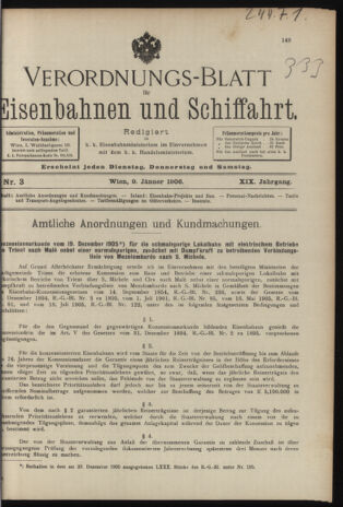 Verordnungs-Blatt für Eisenbahnen und Schiffahrt: Veröffentlichungen in Tarif- und Transport-Angelegenheiten