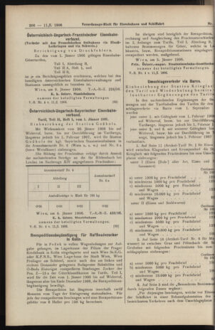 Verordnungs-Blatt für Eisenbahnen und Schiffahrt: Veröffentlichungen in Tarif- und Transport-Angelegenheiten 19060111 Seite: 10