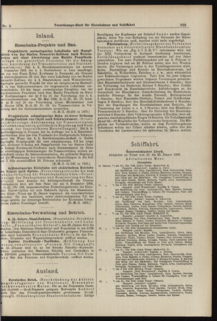 Verordnungs-Blatt für Eisenbahnen und Schiffahrt: Veröffentlichungen in Tarif- und Transport-Angelegenheiten 19060113 Seite: 3