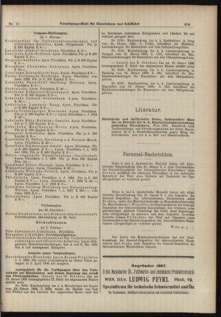 Verordnungs-Blatt für Eisenbahnen und Schiffahrt: Veröffentlichungen in Tarif- und Transport-Angelegenheiten 19060127 Seite: 7