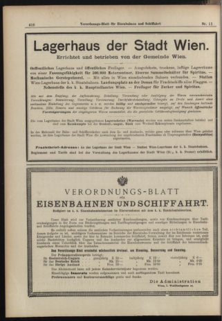 Verordnungs-Blatt für Eisenbahnen und Schiffahrt: Veröffentlichungen in Tarif- und Transport-Angelegenheiten 19060127 Seite: 8