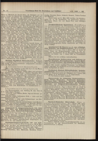 Verordnungs-Blatt für Eisenbahnen und Schiffahrt: Veröffentlichungen in Tarif- und Transport-Angelegenheiten 19060201 Seite: 13