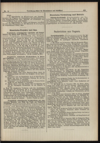 Verordnungs-Blatt für Eisenbahnen und Schiffahrt: Veröffentlichungen in Tarif- und Transport-Angelegenheiten 19060206 Seite: 13