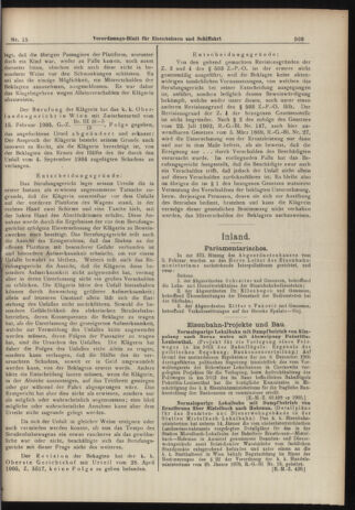 Verordnungs-Blatt für Eisenbahnen und Schiffahrt: Veröffentlichungen in Tarif- und Transport-Angelegenheiten 19060208 Seite: 3