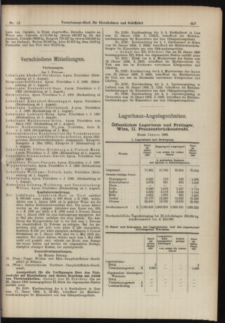 Verordnungs-Blatt für Eisenbahnen und Schiffahrt: Veröffentlichungen in Tarif- und Transport-Angelegenheiten 19060208 Seite: 7