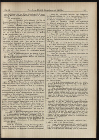 Verordnungs-Blatt für Eisenbahnen und Schiffahrt: Veröffentlichungen in Tarif- und Transport-Angelegenheiten 19060213 Seite: 3