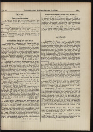 Verordnungs-Blatt für Eisenbahnen und Schiffahrt: Veröffentlichungen in Tarif- und Transport-Angelegenheiten 19060213 Seite: 7