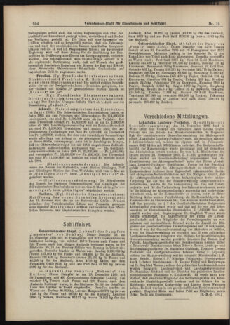 Verordnungs-Blatt für Eisenbahnen und Schiffahrt: Veröffentlichungen in Tarif- und Transport-Angelegenheiten 19060217 Seite: 18