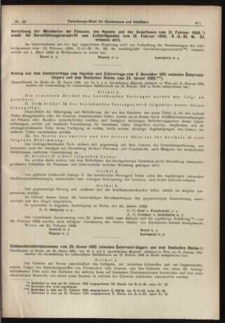 Verordnungs-Blatt für Eisenbahnen und Schiffahrt: Veröffentlichungen in Tarif- und Transport-Angelegenheiten 19060227 Seite: 7