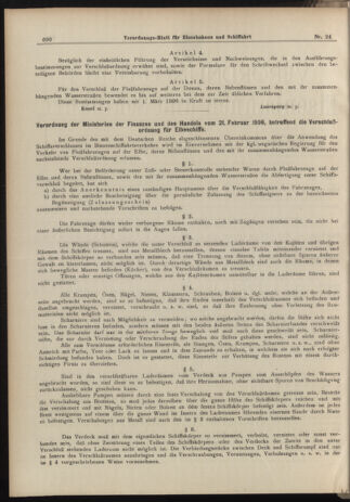 Verordnungs-Blatt für Eisenbahnen und Schiffahrt: Veröffentlichungen in Tarif- und Transport-Angelegenheiten 19060301 Seite: 2