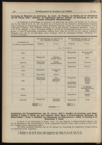 Verordnungs-Blatt für Eisenbahnen und Schiffahrt: Veröffentlichungen in Tarif- und Transport-Angelegenheiten 19060306 Seite: 10