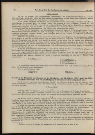 Verordnungs-Blatt für Eisenbahnen und Schiffahrt: Veröffentlichungen in Tarif- und Transport-Angelegenheiten 19060306 Seite: 8