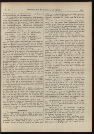 Verordnungs-Blatt für Eisenbahnen und Schiffahrt: Veröffentlichungen in Tarif- und Transport-Angelegenheiten 19060310 Seite: 15