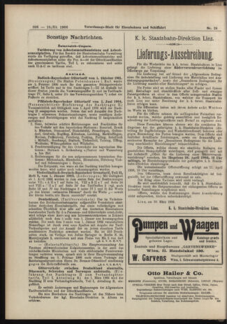 Verordnungs-Blatt für Eisenbahnen und Schiffahrt: Veröffentlichungen in Tarif- und Transport-Angelegenheiten 19060310 Seite: 26