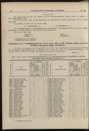 Verordnungs-Blatt für Eisenbahnen und Schiffahrt: Veröffentlichungen in Tarif- und Transport-Angelegenheiten 19060313 Seite: 2