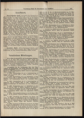 Verordnungs-Blatt für Eisenbahnen und Schiffahrt: Veröffentlichungen in Tarif- und Transport-Angelegenheiten 19060317 Seite: 5