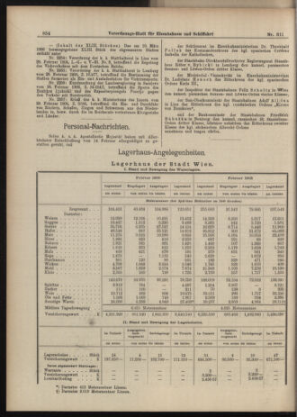 Verordnungs-Blatt für Eisenbahnen und Schiffahrt: Veröffentlichungen in Tarif- und Transport-Angelegenheiten 19060317 Seite: 6