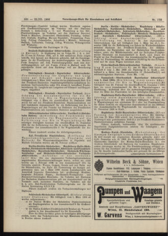 Verordnungs-Blatt für Eisenbahnen und Schiffahrt: Veröffentlichungen in Tarif- und Transport-Angelegenheiten 19060322 Seite: 10