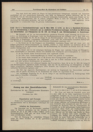 Verordnungs-Blatt für Eisenbahnen und Schiffahrt: Veröffentlichungen in Tarif- und Transport-Angelegenheiten 19060324 Seite: 2