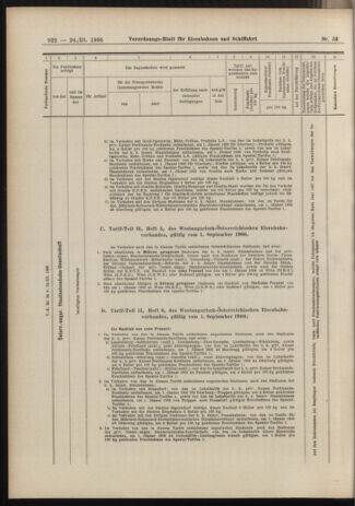 Verordnungs-Blatt für Eisenbahnen und Schiffahrt: Veröffentlichungen in Tarif- und Transport-Angelegenheiten 19060324 Seite: 26