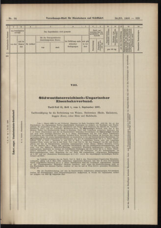 Verordnungs-Blatt für Eisenbahnen und Schiffahrt: Veröffentlichungen in Tarif- und Transport-Angelegenheiten 19060324 Seite: 27