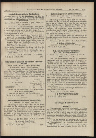 Verordnungs-Blatt für Eisenbahnen und Schiffahrt: Veröffentlichungen in Tarif- und Transport-Angelegenheiten 19060327 Seite: 7