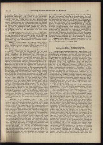 Verordnungs-Blatt für Eisenbahnen und Schiffahrt: Veröffentlichungen in Tarif- und Transport-Angelegenheiten 19060331 Seite: 5