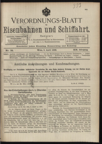 Verordnungs-Blatt für Eisenbahnen und Schiffahrt: Veröffentlichungen in Tarif- und Transport-Angelegenheiten