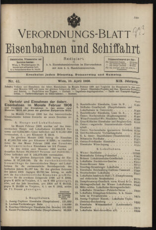 Verordnungs-Blatt für Eisenbahnen und Schiffahrt: Veröffentlichungen in Tarif- und Transport-Angelegenheiten