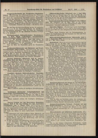 Verordnungs-Blatt für Eisenbahnen und Schiffahrt: Veröffentlichungen in Tarif- und Transport-Angelegenheiten 19060426 Seite: 11