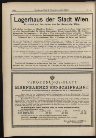 Verordnungs-Blatt für Eisenbahnen und Schiffahrt: Veröffentlichungen in Tarif- und Transport-Angelegenheiten 19060426 Seite: 6