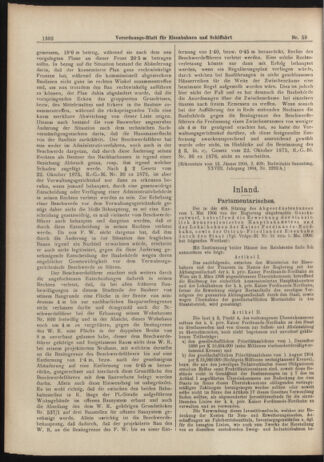 Verordnungs-Blatt für Eisenbahnen und Schiffahrt: Veröffentlichungen in Tarif- und Transport-Angelegenheiten 19060524 Seite: 2