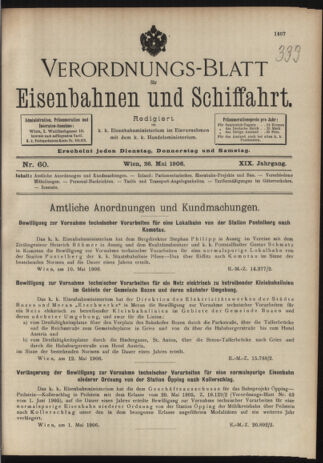 Verordnungs-Blatt für Eisenbahnen und Schiffahrt: Veröffentlichungen in Tarif- und Transport-Angelegenheiten