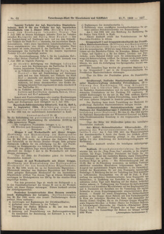 Verordnungs-Blatt für Eisenbahnen und Schiffahrt: Veröffentlichungen in Tarif- und Transport-Angelegenheiten 19060531 Seite: 15