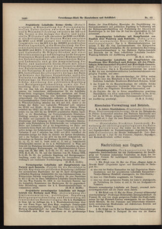 Verordnungs-Blatt für Eisenbahnen und Schiffahrt: Veröffentlichungen in Tarif- und Transport-Angelegenheiten 19060531 Seite: 6