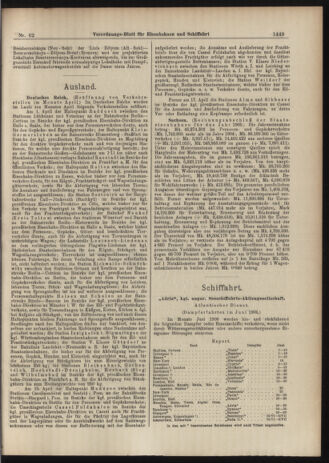 Verordnungs-Blatt für Eisenbahnen und Schiffahrt: Veröffentlichungen in Tarif- und Transport-Angelegenheiten 19060531 Seite: 7