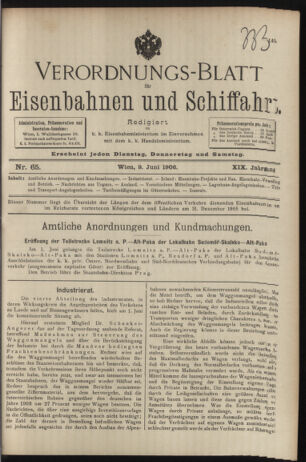 Verordnungs-Blatt für Eisenbahnen und Schiffahrt: Veröffentlichungen in Tarif- und Transport-Angelegenheiten