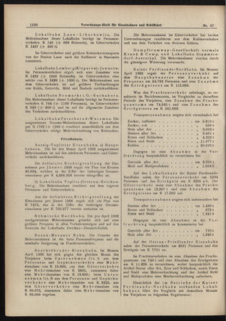 Verordnungs-Blatt für Eisenbahnen und Schiffahrt: Veröffentlichungen in Tarif- und Transport-Angelegenheiten 19060614 Seite: 14