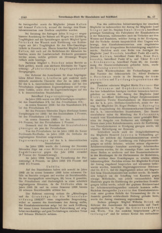 Verordnungs-Blatt für Eisenbahnen und Schiffahrt: Veröffentlichungen in Tarif- und Transport-Angelegenheiten 19060614 Seite: 18