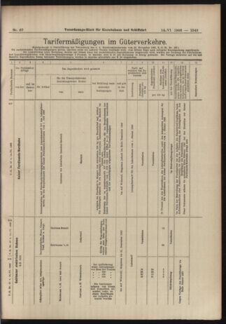 Verordnungs-Blatt für Eisenbahnen und Schiffahrt: Veröffentlichungen in Tarif- und Transport-Angelegenheiten 19060614 Seite: 27