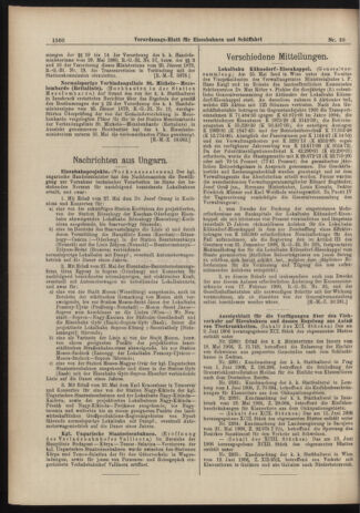 Verordnungs-Blatt für Eisenbahnen und Schiffahrt: Veröffentlichungen in Tarif- und Transport-Angelegenheiten 19060616 Seite: 10