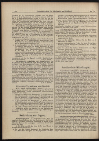 Verordnungs-Blatt für Eisenbahnen und Schiffahrt: Veröffentlichungen in Tarif- und Transport-Angelegenheiten 19060621 Seite: 4