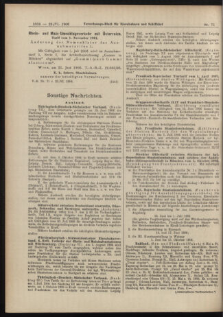 Verordnungs-Blatt für Eisenbahnen und Schiffahrt: Veröffentlichungen in Tarif- und Transport-Angelegenheiten 19060623 Seite: 10