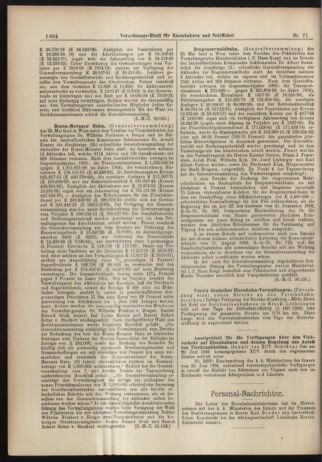 Verordnungs-Blatt für Eisenbahnen und Schiffahrt: Veröffentlichungen in Tarif- und Transport-Angelegenheiten 19060623 Seite: 6