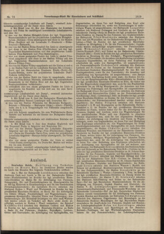 Verordnungs-Blatt für Eisenbahnen und Schiffahrt: Veröffentlichungen in Tarif- und Transport-Angelegenheiten 19060626 Seite: 5