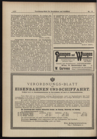 Verordnungs-Blatt für Eisenbahnen und Schiffahrt: Veröffentlichungen in Tarif- und Transport-Angelegenheiten 19060626 Seite: 8